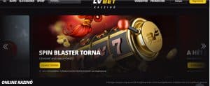 LVBet casino homepage