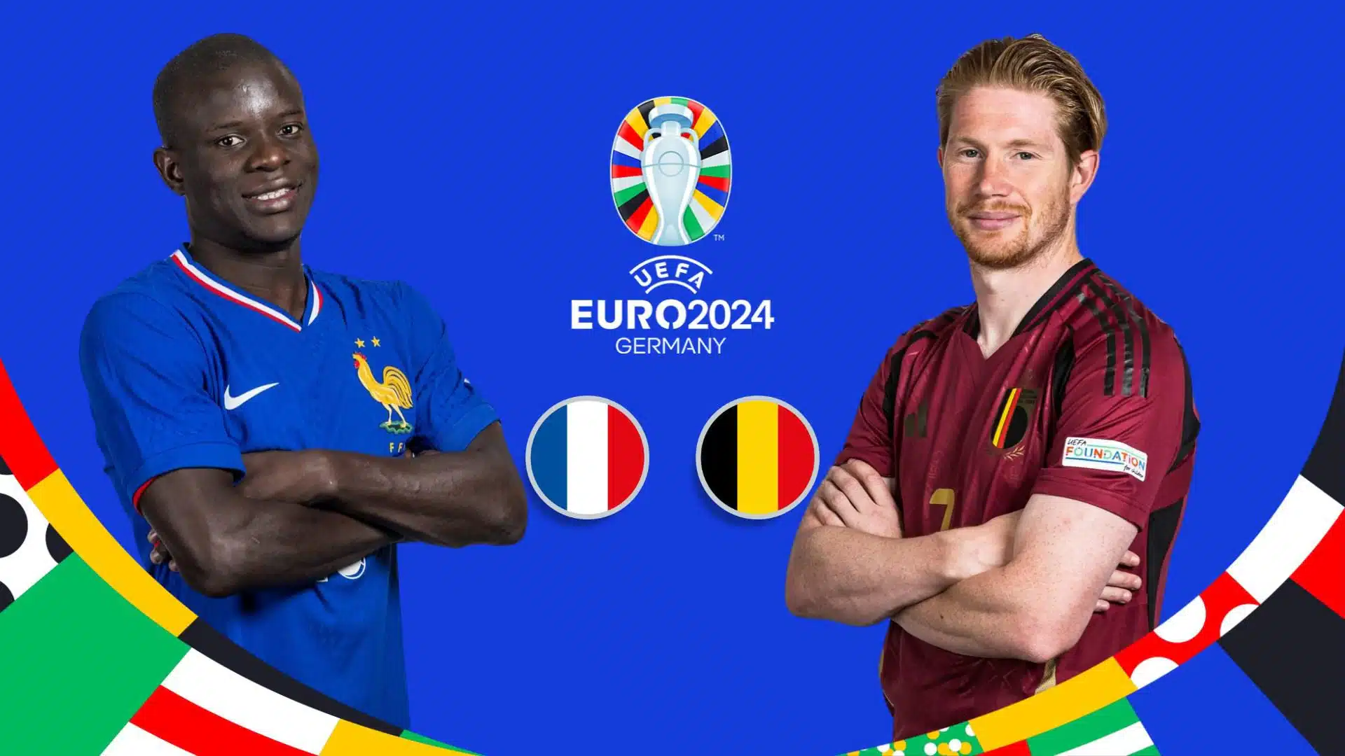 Euro 2024 France vs Belgium