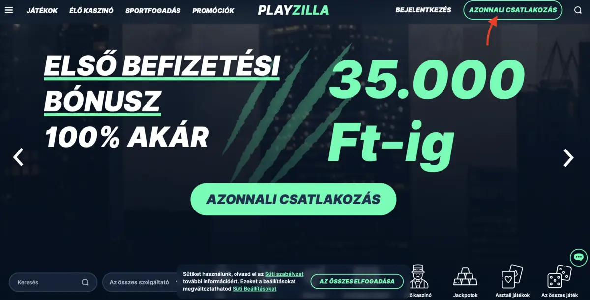 playzilla regisztracio