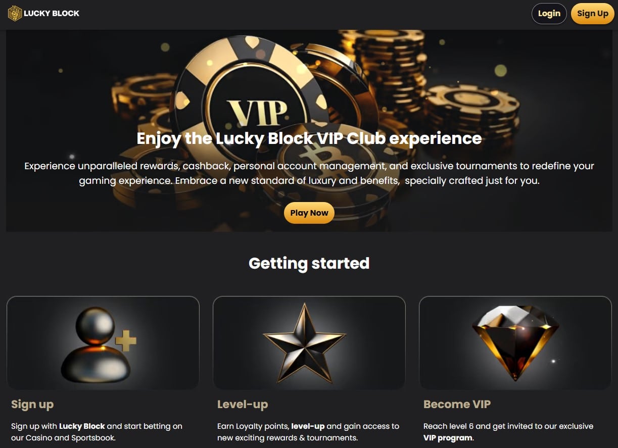 lucky block vip club