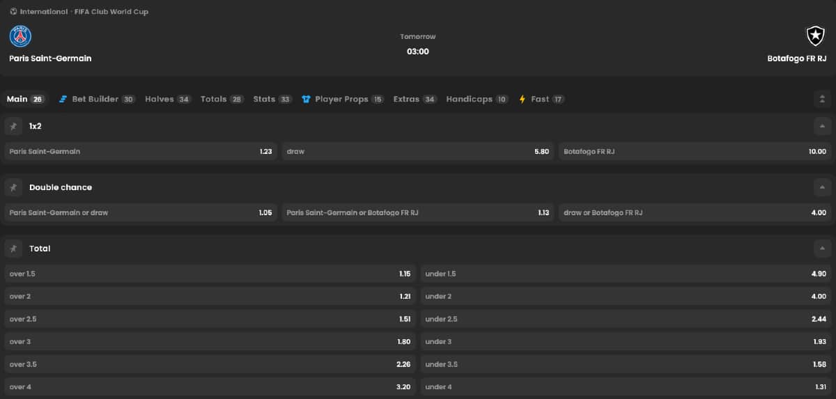 PSG Botafogo klub vb Lucky Block
