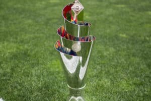UEFA Nations League trophy official X