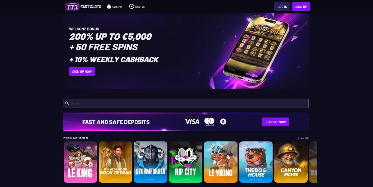 Fast Slots Külföldi fogadó oldalak