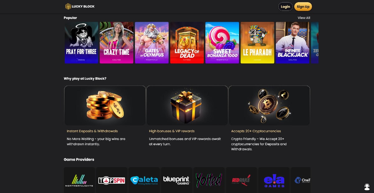 Lucky Block Külföldi fogadó oldalak
