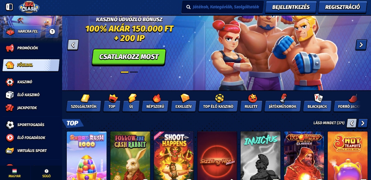 Big Clash megbízható online kaszinó