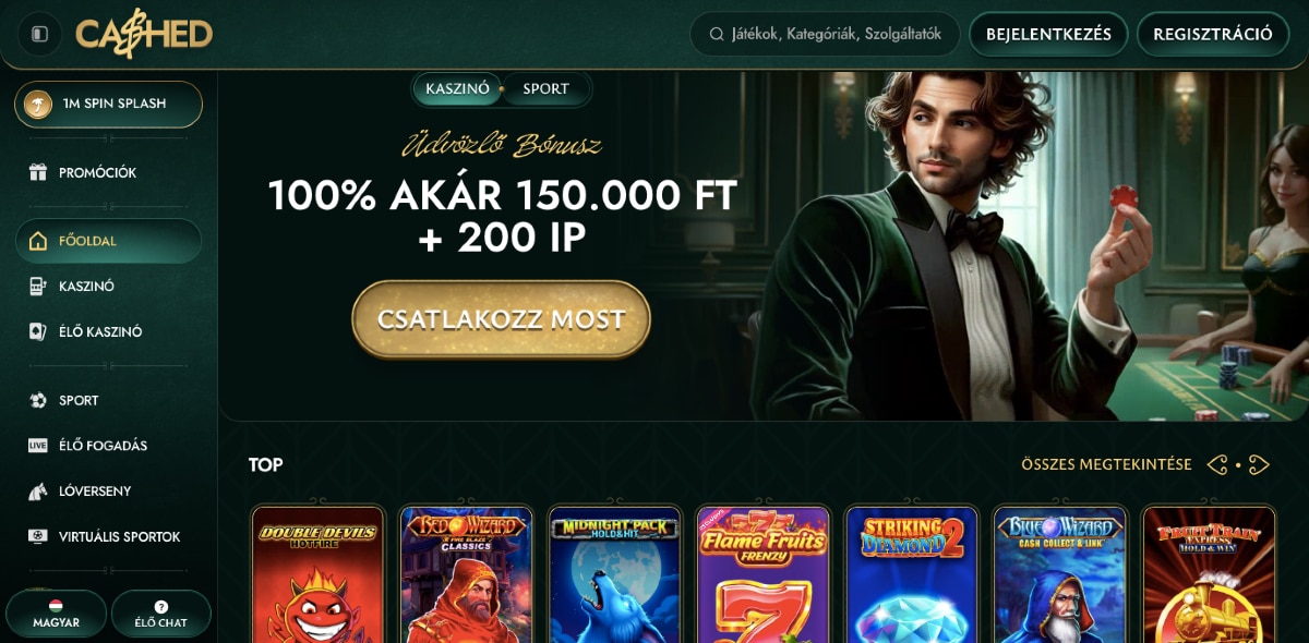 Cashed Legális fogadóirodák