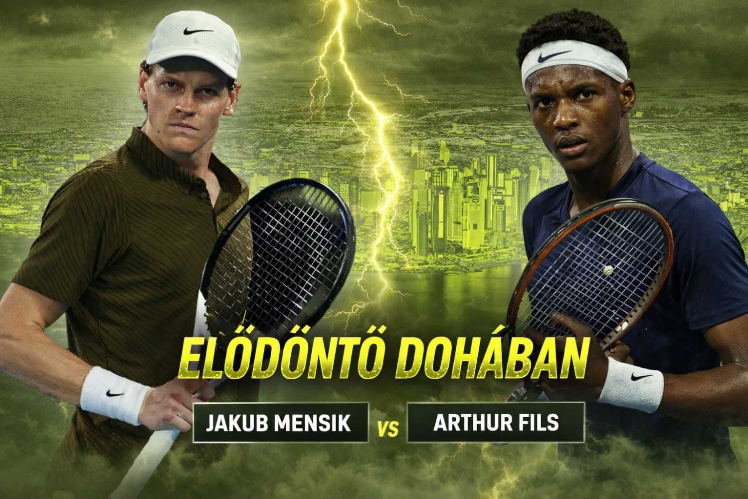 doha tenisz jakub mensik arthur fils